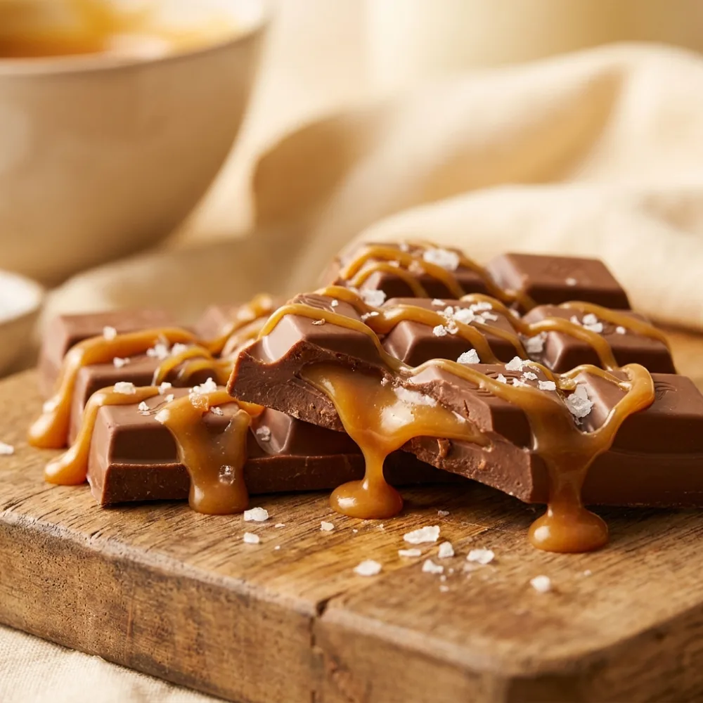 焦糖躁動 Caramel Riot 巧克力商品照