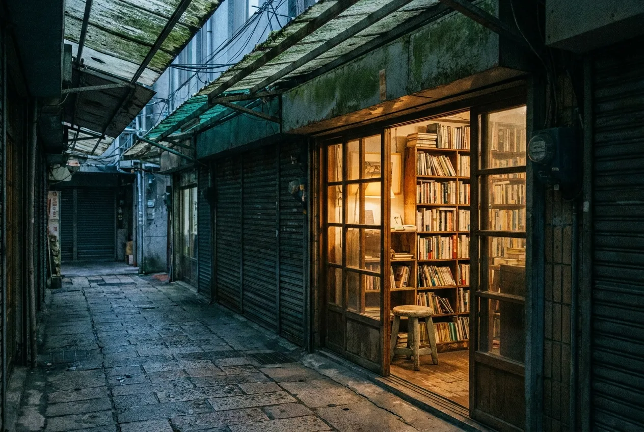 巷弄裡的微型書店:六坪空間的閱讀宇宙